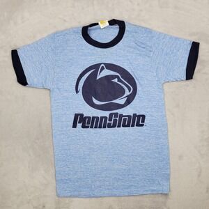 Vintage Penn State Shirt Mens Small Football Team College PSU Tri Blend Ringer 6